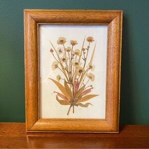 2/$30 | Vintage framed pressed flowers
